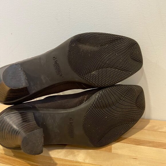 Brown Suede La Canadienne Womens Slip-On Heeled Shoes Size 6.5 waterproof Canada - Picture 10 of 16
